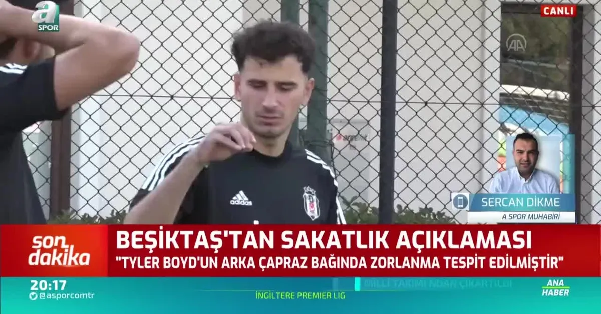 Beşiktaş'tan sakatlık açıklaması