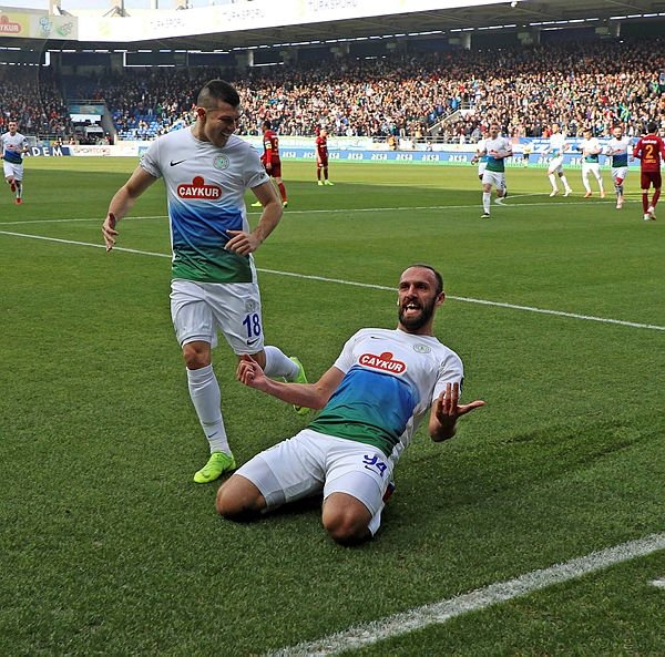Çaykur Rizespor - Kayserispor maçından kareler...