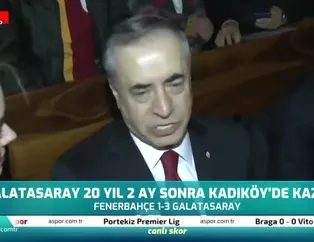 Mustafa Cengiz'den Fenerbahçe derbisi sonrası flaş sözler!