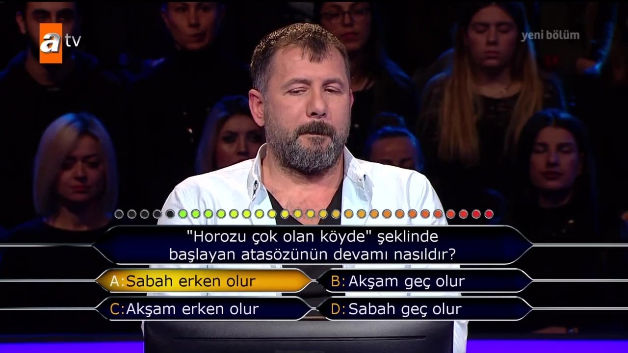 Kim Milyoner Olmak İster 797. bölüm soru ve cevapları! Geceye damga vuran soru