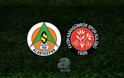 Alanyaspor - Fatih Karagümrük maçı canlı anlatım Alanya - Karagümrük maçı canlı izle