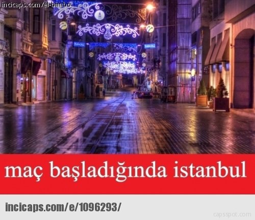 Derbi öncesi için yapılan 20 caps: 20 Kasım