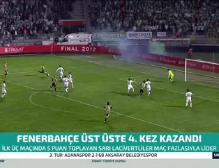 Fenerbahçe üst üste 4. kez kazandı