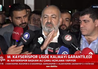 Mondihome Kayserispor Başkanı Ali Çamlı'dan maç sonu açıklaması!