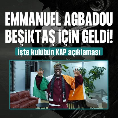 Emmanuel Agbadou, Beşiktaş için İstanbul’da!