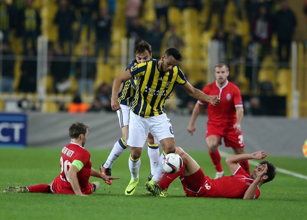 Fenerbahçe - Zorya Luhansk maçından kareler