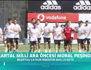 Kartal milli ara öncesi moral peşinde