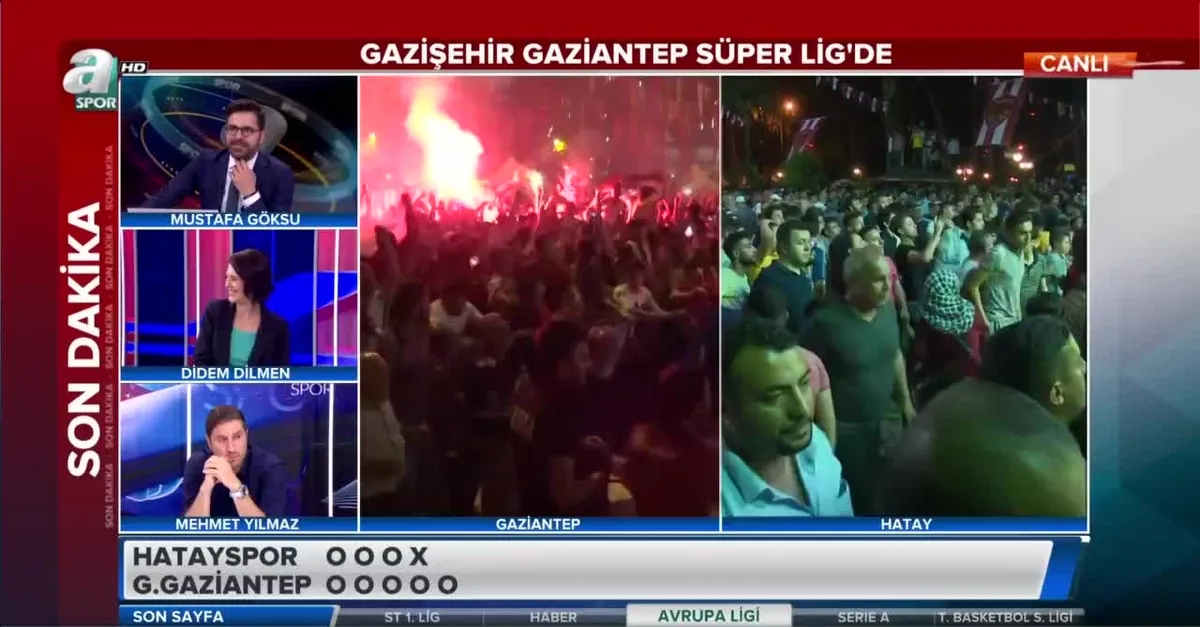 Gaziantep'te Süper Lig coşkusu!