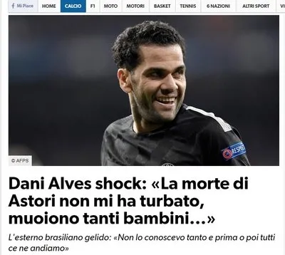 Dani Alves: "Astori'nin ölümüne üzülmedik" - 1