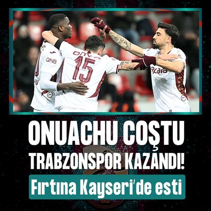 Trabzonspor deplasmanda Zecorner Kayserispor’u 3 golle geçti! İşte maçın özeti