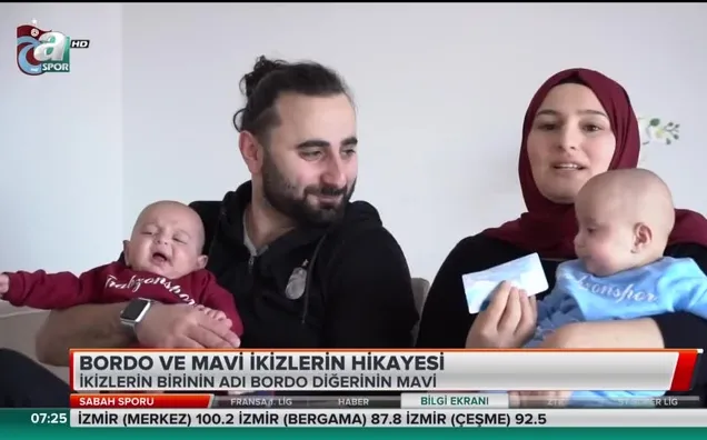 Bordo ve Mavi ikizlerin hikayesi