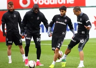 Beşiktaş, Lyon maçı hazırlıklarına devam etti