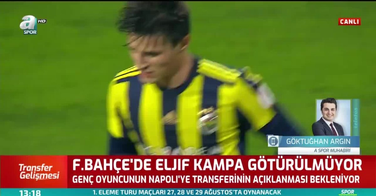 Eljif Elmas kampa götürülmüyor!