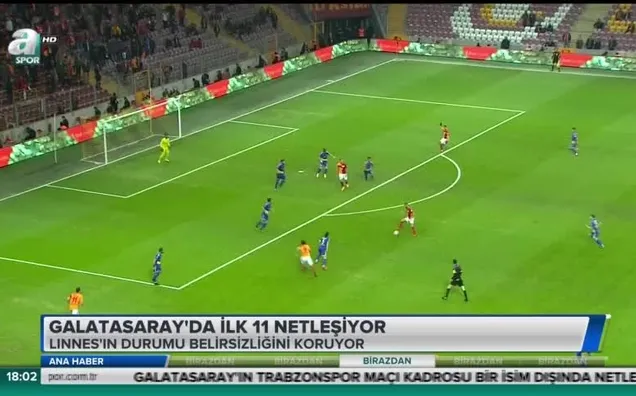 Galatasaray'da ilk 11 netleşiyor!