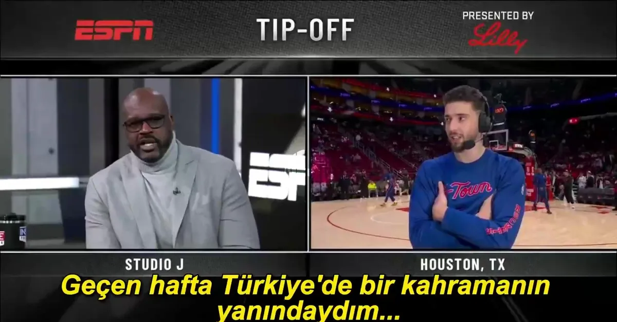 Shaq: Bir kahramanın yanındaydım!