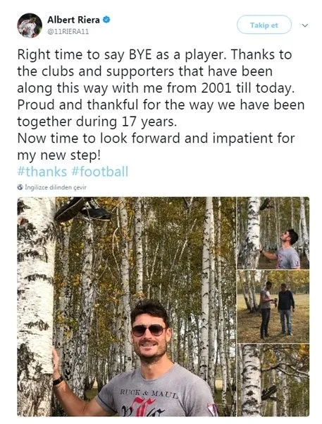 Albert Riera futbola veda etti - 1