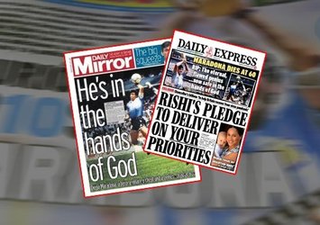 İngiliz basınının Maradona manşetleri tepki topladı!