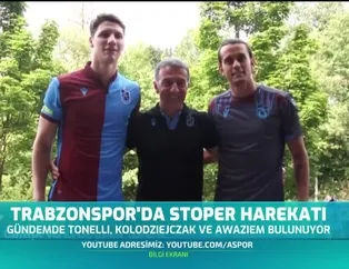 Trabzonspor''da stoper harekatı