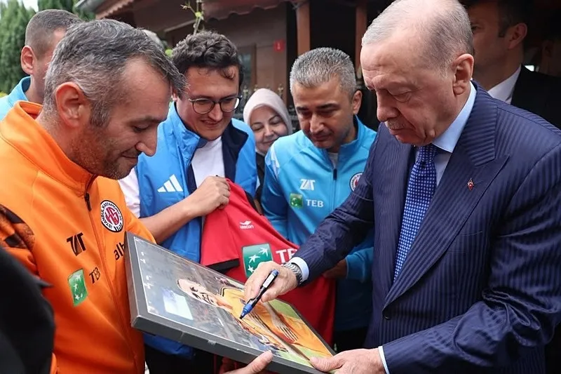 Başkan Erdoğan İstanbul Kastamonuspor yönetimini kabul etti - 3