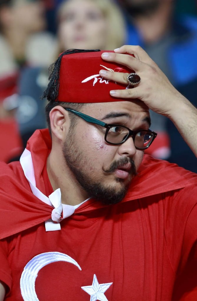 Türkiye-Kosova maçından kareler