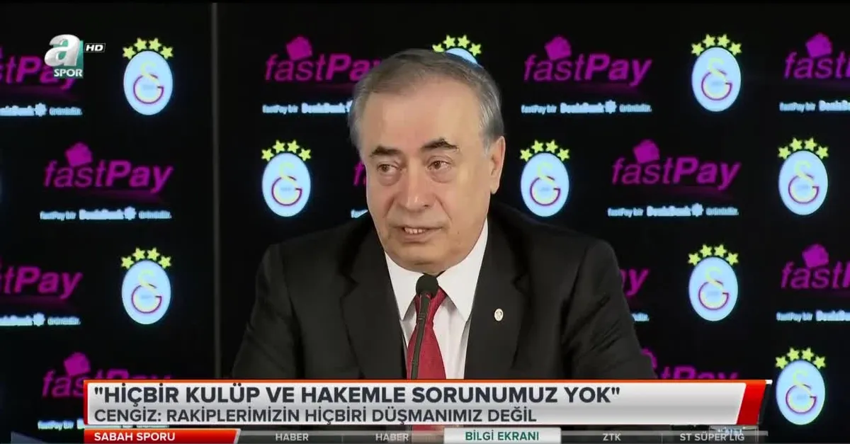 Mustafa Cengiz'den hakem açıklaması