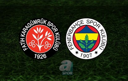 Fatih Karagümrük - Fenerbahçe maçı CANLI ANLATIM Fenerbahçe maçı canlı izle