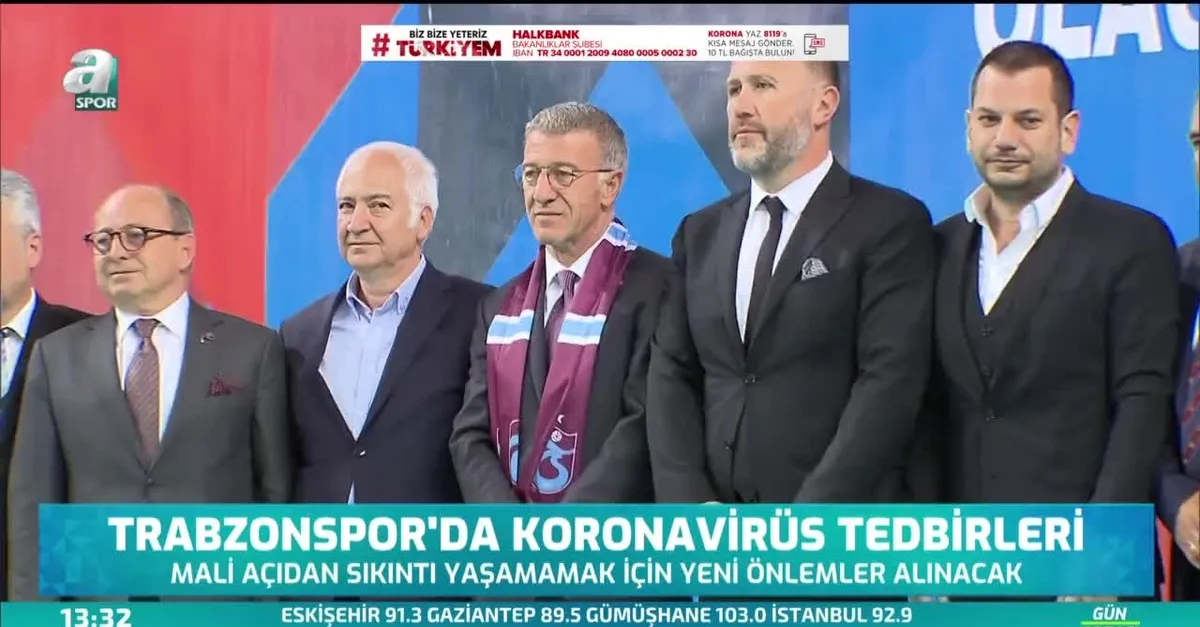 Trabzonspor'da corona virüsü tedbirleri