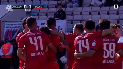 GOL | Zonguldak Kömürspor 0-1 Düzcespor