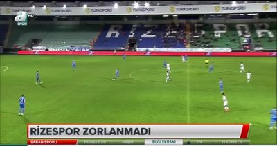 Çaykur Rizespor 2-0 Tarsus İdman Yurdu (ÖZET)