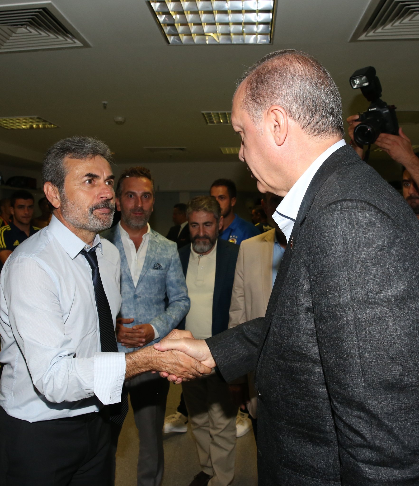 Cumhurbaşkanı Erdoğan Fenerbahçe maçında