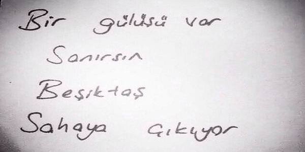 Beşiktaş taraftarının efsaneleşmiş yazıları