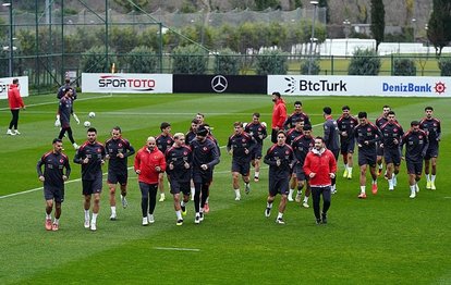 A Milli Futbol Takımı, Galler maçı hazırlıklarını sürdürdü