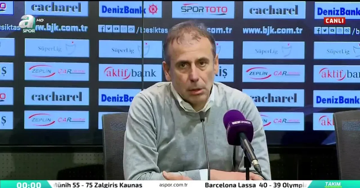 Abdullah Avcı: İkinci yarıda daha doğru oynayan bir takım olmak arzumuz