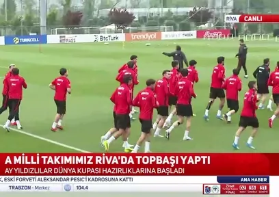 A Milli Takımımız Riva'da topbaşı yaptı!