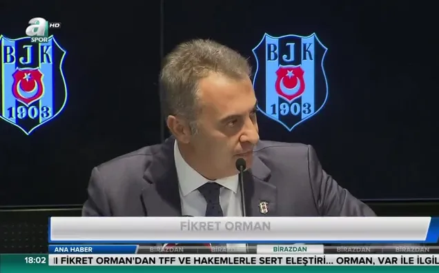 Fikret Orman'dan TFF'ye sert sözler