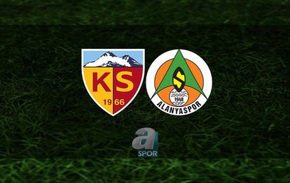 Mondihome Kayserispor - Corendon Alanyaspor maçı CANLI Kayserispor - Alanyaspor maçı canlı anlatım