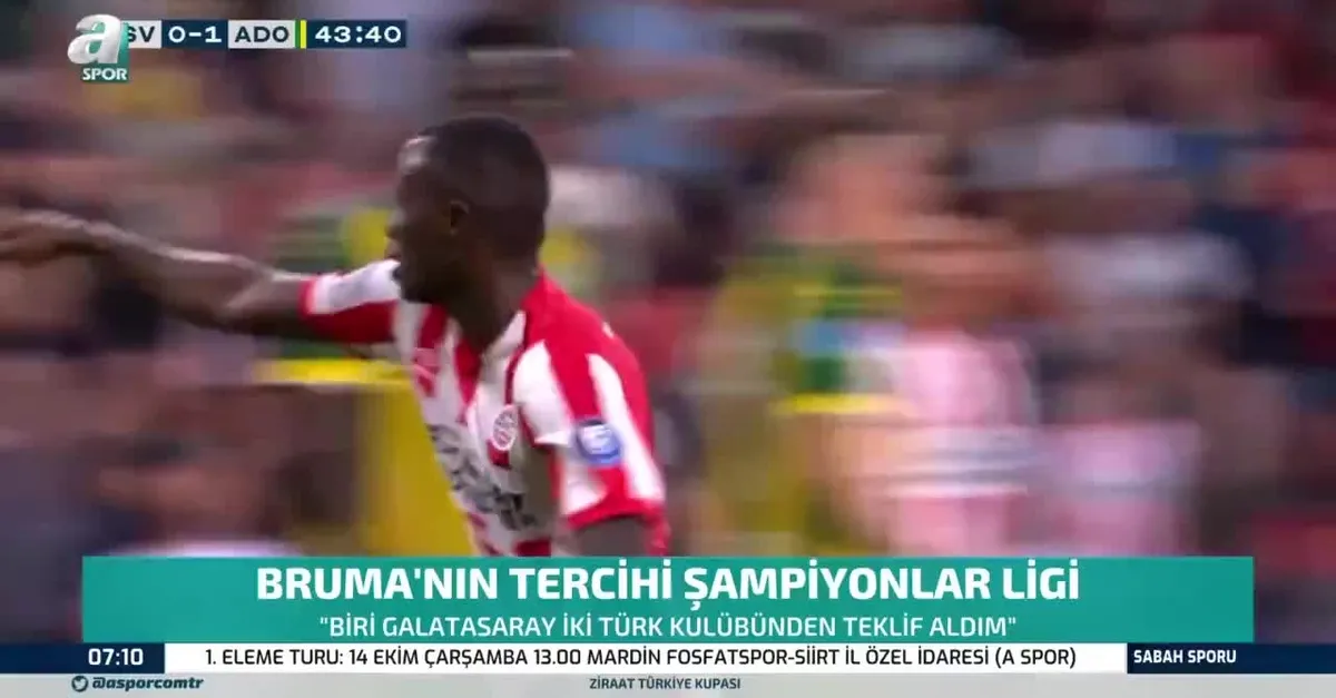 Bruma'nın tercihi Şampiyonlar Ligi