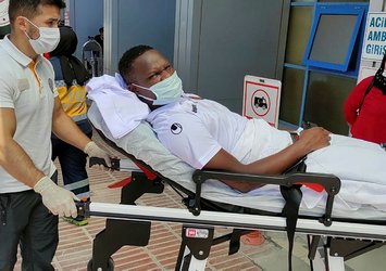 Kalp spazmı geçiren Babacar tedavisi için Alanya'ya getirildi