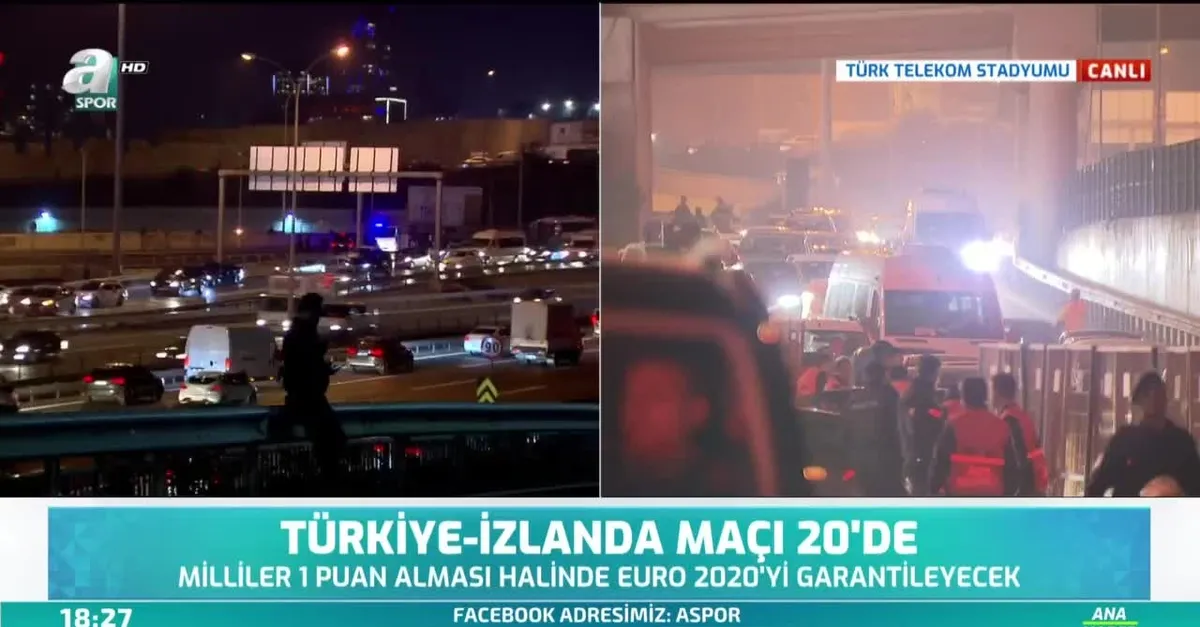 A Milli Takım stadyuma ulaştı