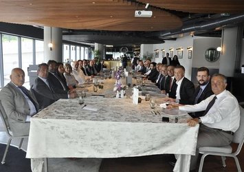 Beşiktaş TFF ve Kulüpler Birliği'ni misafir etti