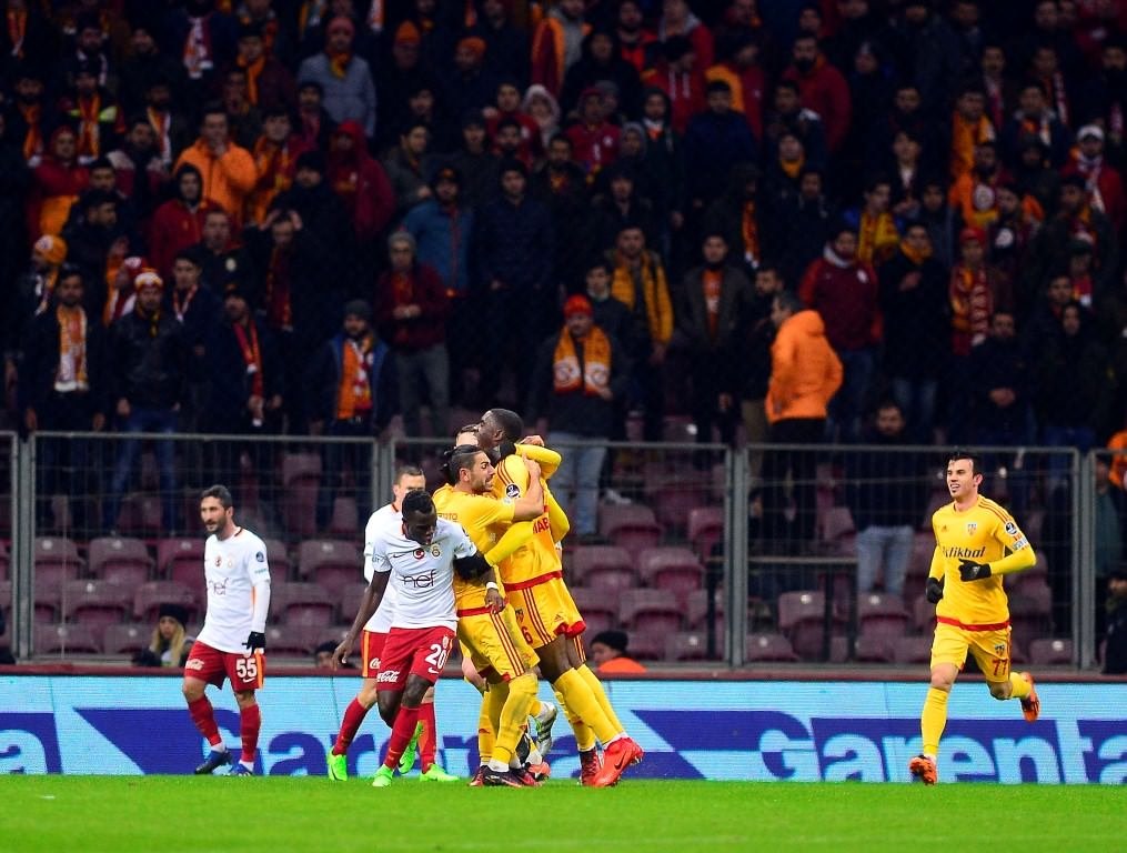 Galatasaray-kayserispor karşılaşmasından kareler