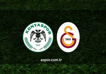 Konyaspor - Galatasaray maçı saat kaçta?