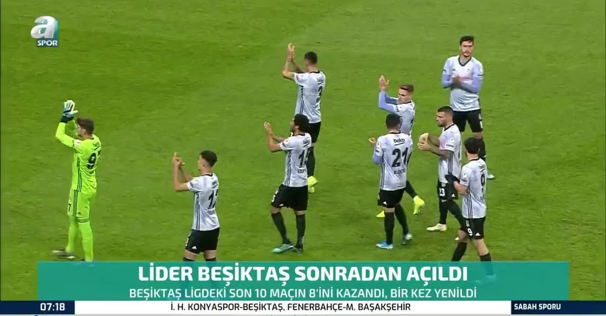 Lider Beşiktaş sonradan açıldı!