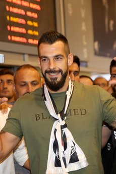 Beşiktaş'ın yeni transferi Alvaro Negredo İstanbul'da