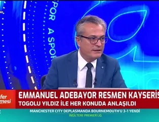 Emmanuel Adebayor Kayserispor'da