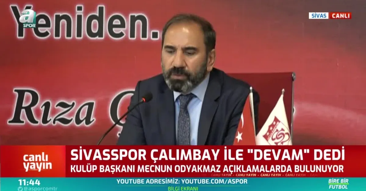 Sivasspor Rıza Çalımbay ile 'devam' dedi