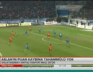 Aslan'ın puan kaybına tahammülü yok