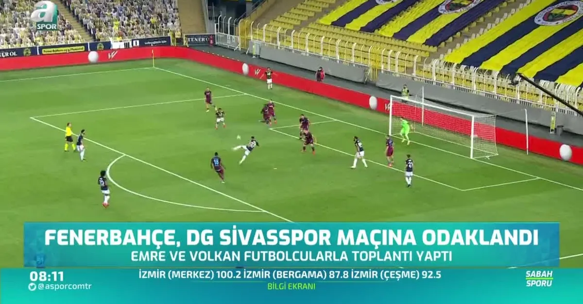 Fenerbahçe Sivasspor maçına odaklandı