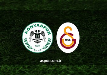 Konyaspor - G.Saray maçı saat kaçta?