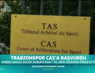 Trabzonspor CAS'a başvurdu
